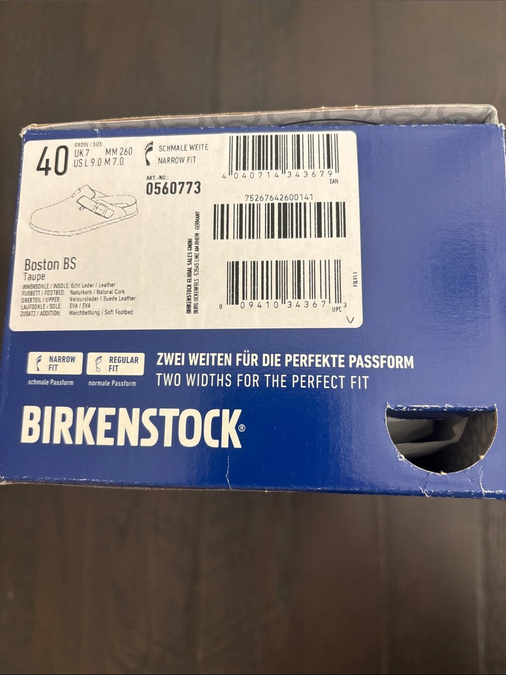 New in box Birkenstock Boston Clog - Picture 6 of 6
